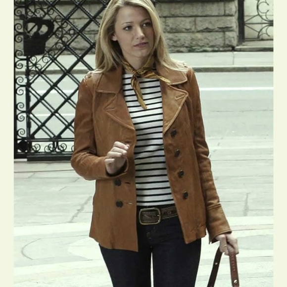 Caramel leather jacket - Picture 7 of 7